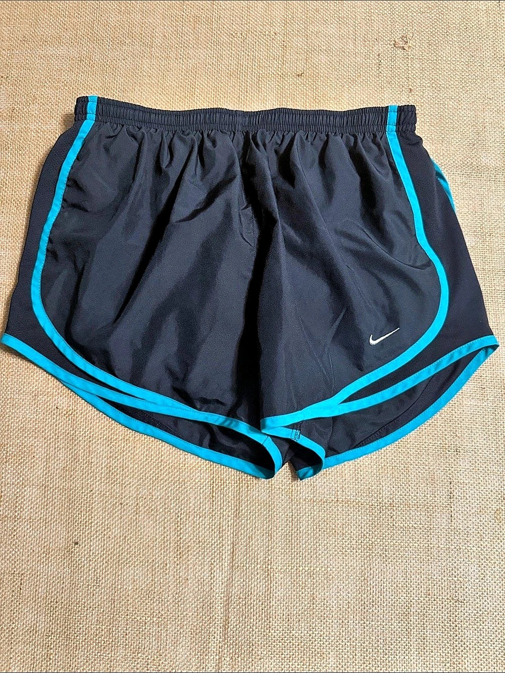 Nike Tempo Dri-FIT Running Shorts in Black & Blue